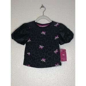 LOL Remix Girls Medium 7/8 Short Sleeve Tee Shirt Black NWT